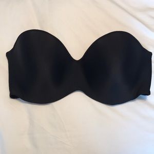 Black strapless bra - never worn